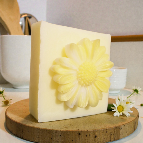 Handmade Daisies Soap Bar