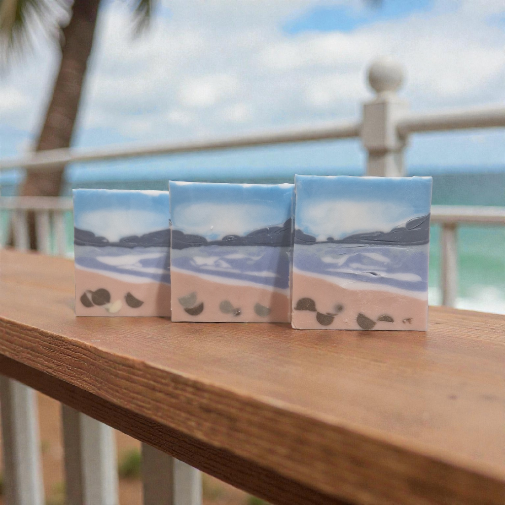 Handmade Landscape Soap Bar-Ocean Breeze.