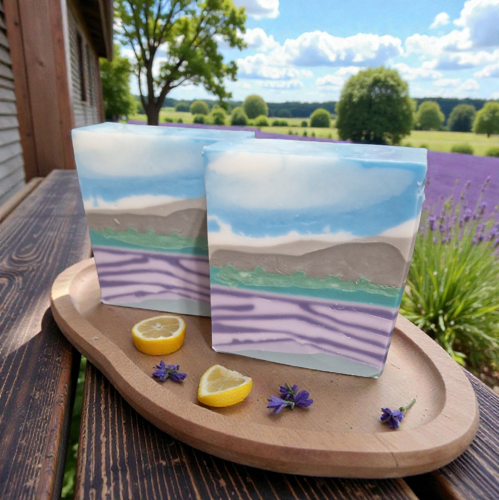 Handmade Landscape soap bar